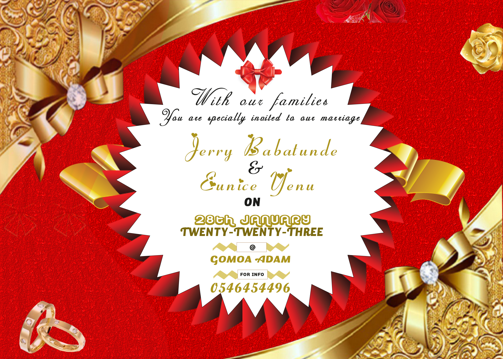 TS Marriage invitation