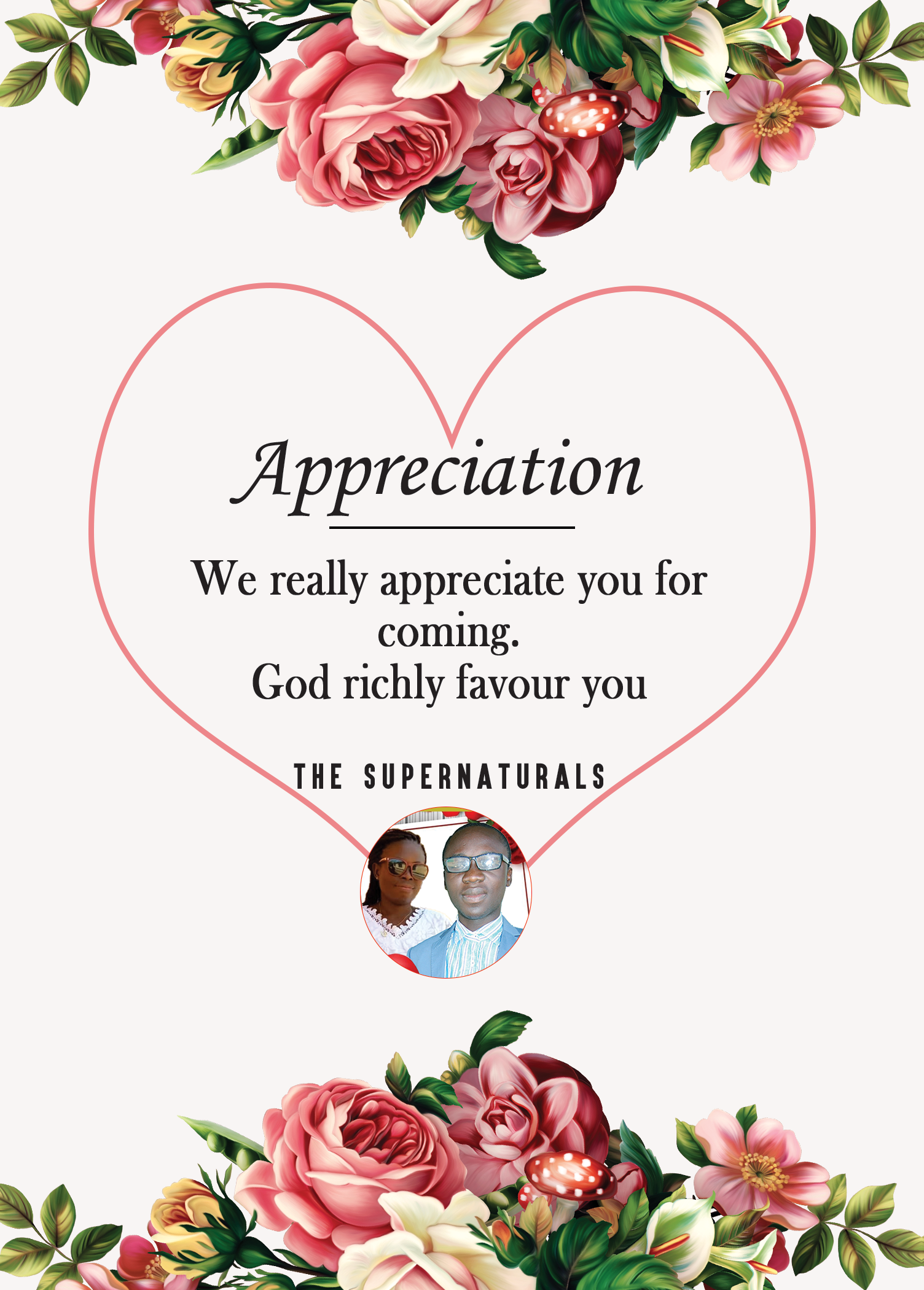 Appreciation